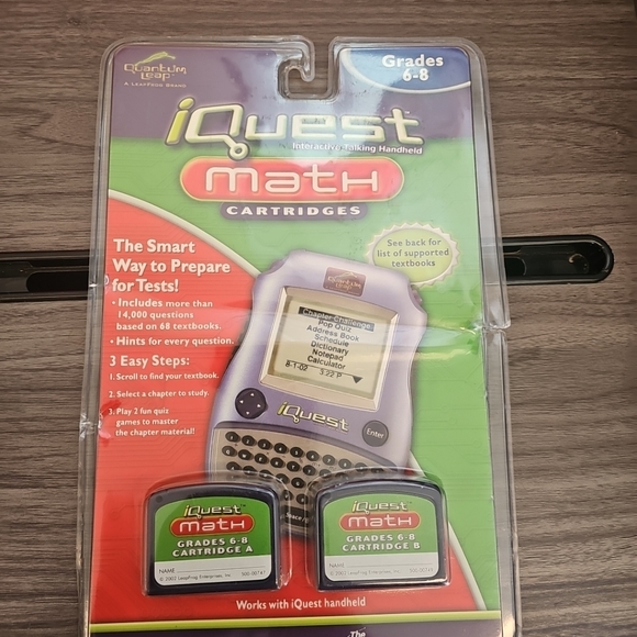 Leapfrog | Toys | Nip 202 Quantum Leap Leapfrog Iquest Math Grades 68 ...